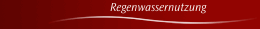 Regenwassernutzung